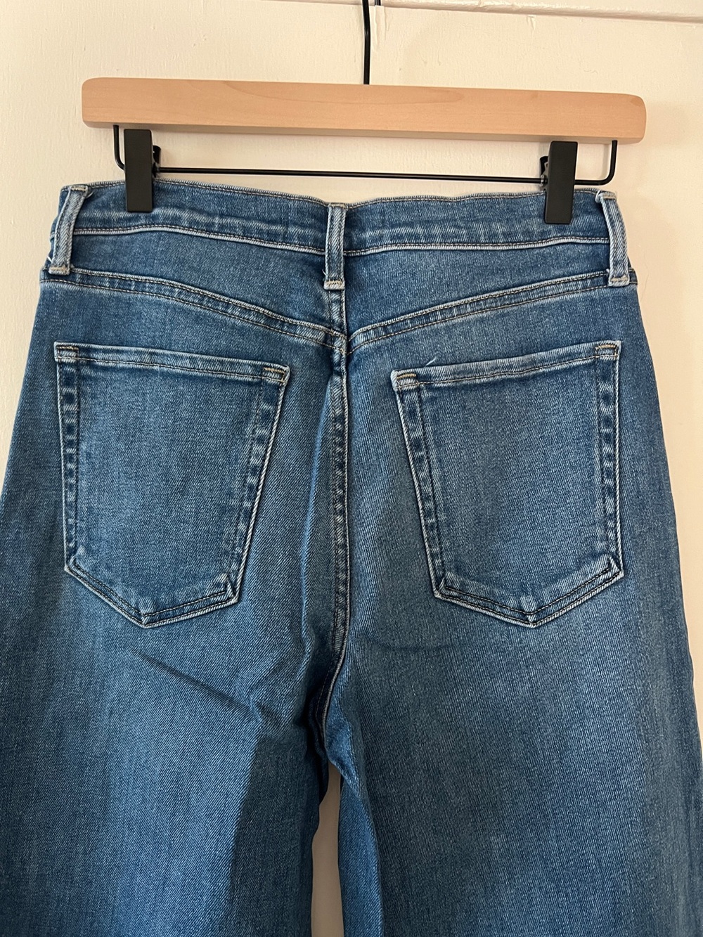 Just Black Denim wide leg crop jeans - Picture 3 of 5